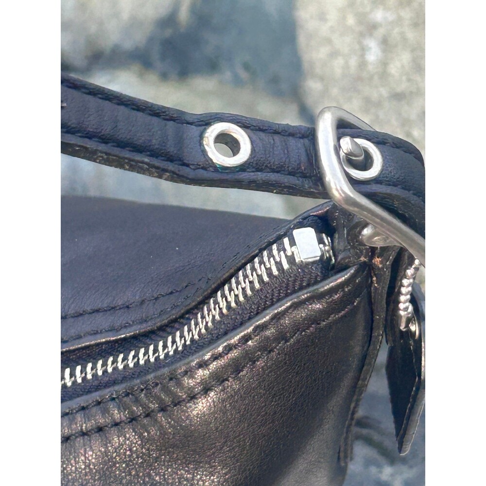 Vintage Coach 9844 Black Glove Tanned Leather Hobo Shoulder Bag Costa Rica - Picture 11 of 12